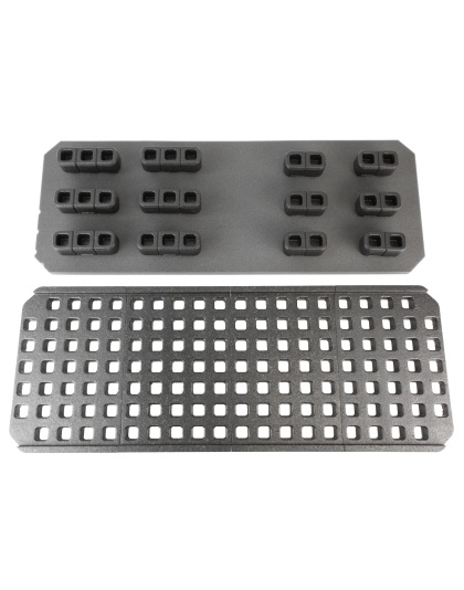 Magpul Industries DAKA GRID Organizer, Fits Pelican 1700 Protector, Matte Finish, Black, Includes (6) Tripple Blocks, (6) Double Blocks and Replacement Base Foam