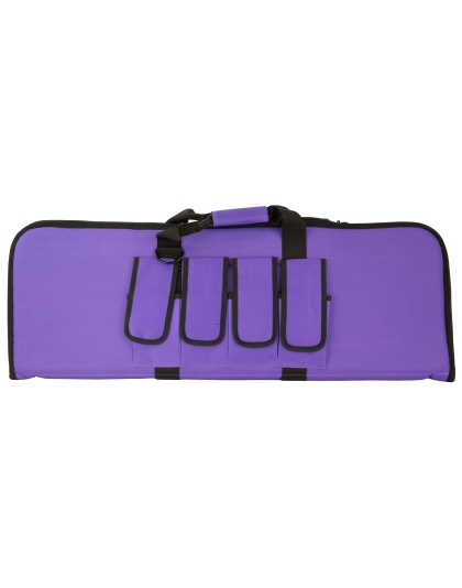 NcSTAR Carbine Case, Purple, 36"x13", 4 External Magazine Pouches, PVC Construction