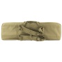 NcSTAR Double Carbine Case, 42" Rifle Case, Nylon, Tan, Exterior PALS Webbing, Interior Padded with Thick Foam, Accommodates two Rifles