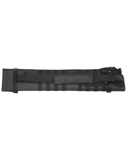 NcSTAR Shotgun Scabbard, Black, Nylon, 29" Length, Six Metal D-Ring locations, Includes Padded Shoulder Sling