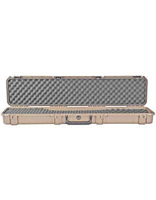 SKB Sports iSeries, Single Rifle, Rifle Case, Polypropylene Copolymer Resin, Tan Color, 49.00" L x 9.00" W x 5.00" D