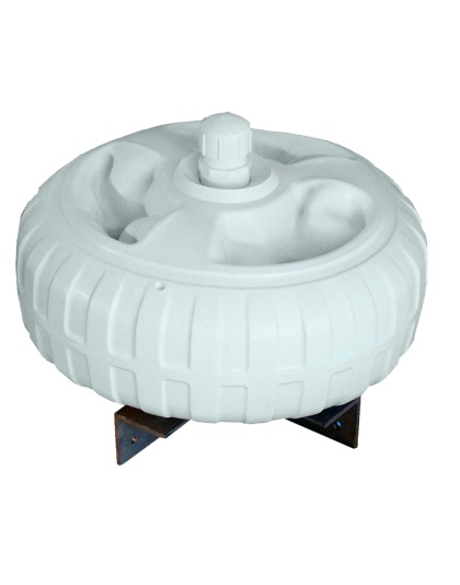 Dock Edge Inflatable Dock Wheel - 18" - White