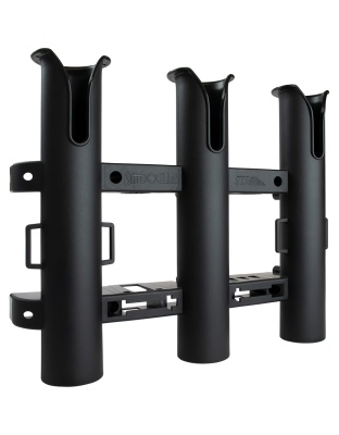 Sea-Dog Triple Threat Three Pole Rod Holder - Black