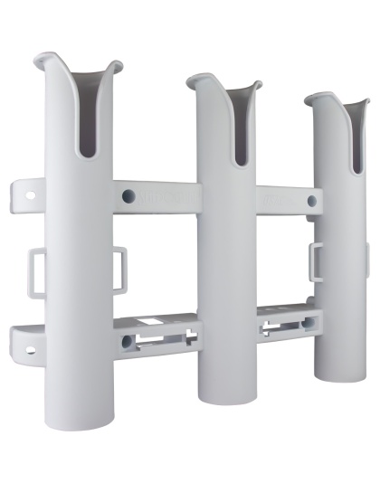 Sea-Dog Triple Threat Three Pole Rod Holder - White