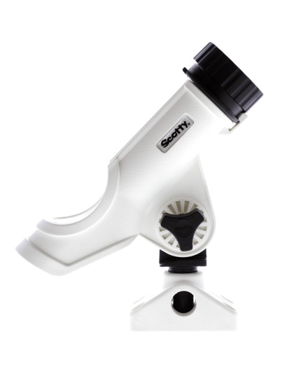 Scotty Powerlock Rod Holder White w/241 Side/Deck Mount