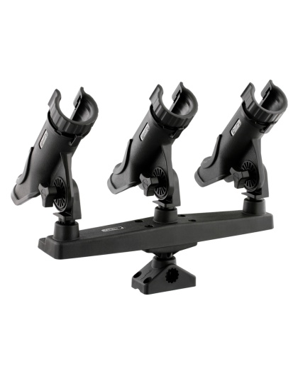 Scotty Triple Rod Holder w/3 230 Power Lock Rod Holders