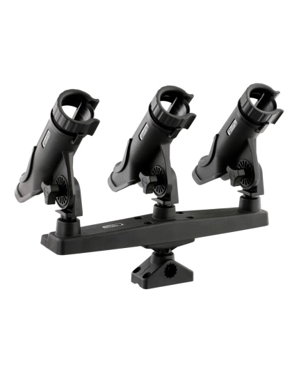 Scotty Triple Rod Holder w/3 230 Power Lock Rod Holders