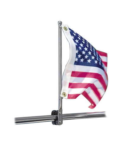 Taylor Made 7/8"-1-1/4" SS Rail Mount Pulpit Staff