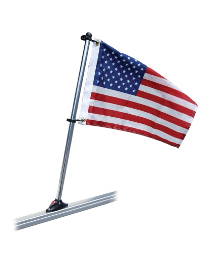 Taylor Made Pontoon 30" Flag Pole Mount & 16" x 24" US Flag
