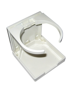 Whitecap Folding Drink Holder - White Nylon